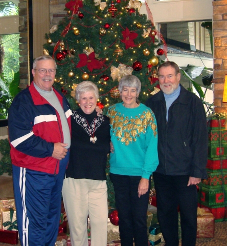Charlene and I have been friends for over 50 years.  This was taken in December of 2008 - My husband Ed, me (Jackie Johnson), Charlene (Stillman) and Kenny Gates.  Kenny and Char celebrated their 50th wedding anniversary in 2009.