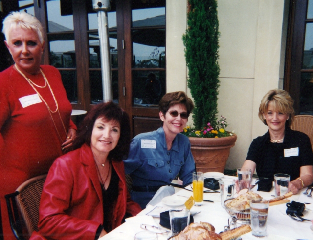 2001 Girls Luncheon - L to R - (I dont recognize the first one (my apologies) - then Diane Kasper, Cheryl Dennee and Alyce Krech.