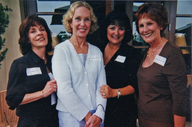 2001 Girls Luncheon - L to R - ?? , Donna Phillips, Maggie Mount and Merita Livernois
