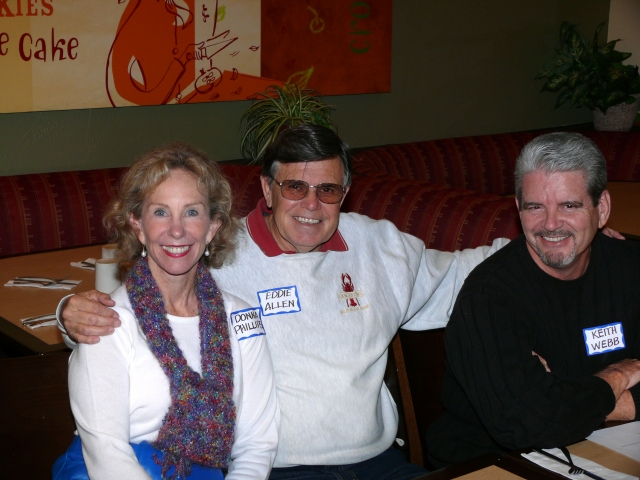 Donna, Eddie Allen and Keith Webb